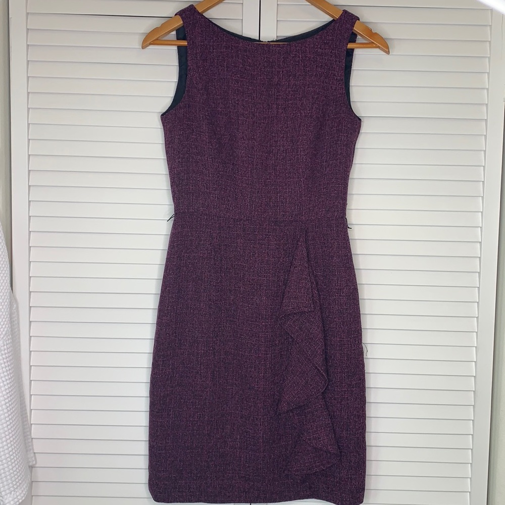 Boutique Purple Ruffle Dress
